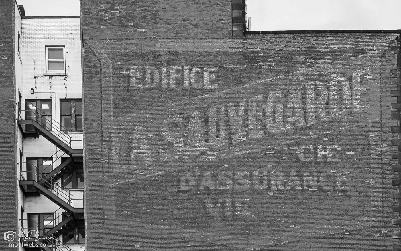 Sign, Montreal, Quebec, Canada