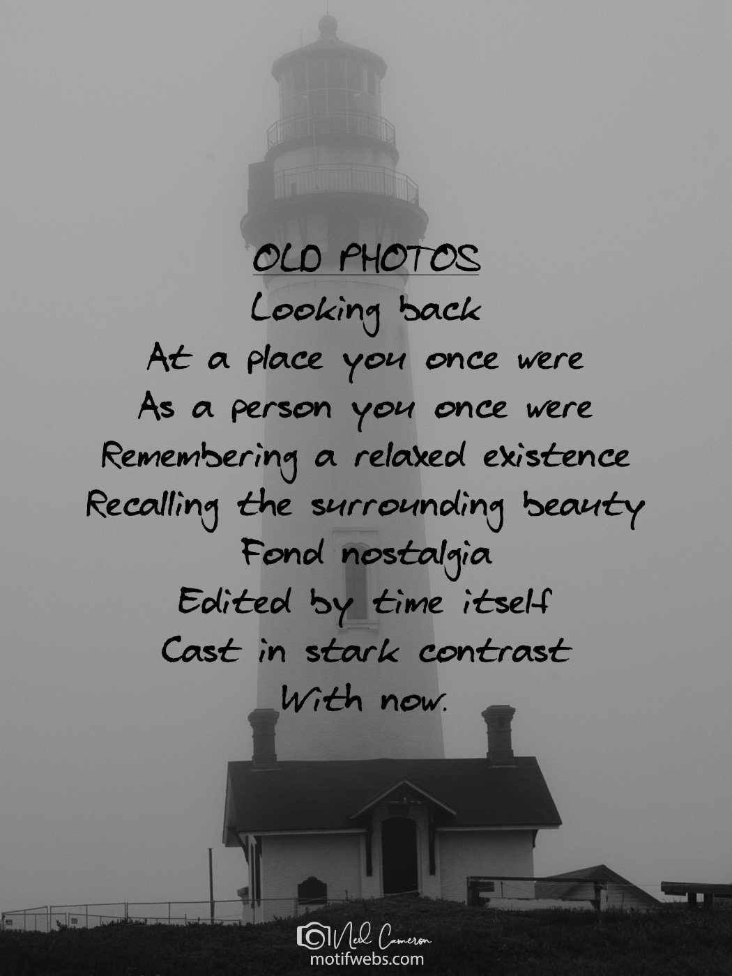 Poem titled 'Old Photos'