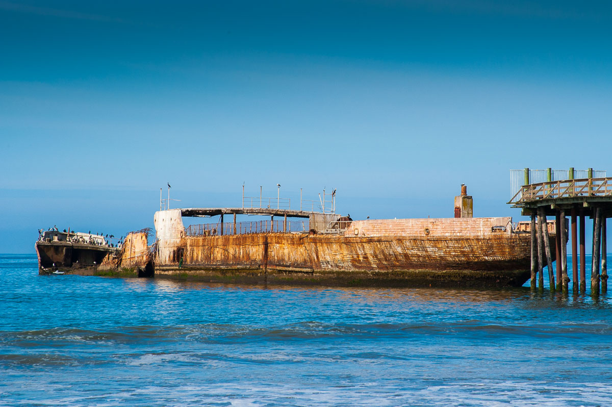 The Cement Ship, Rio del Mar beach, California