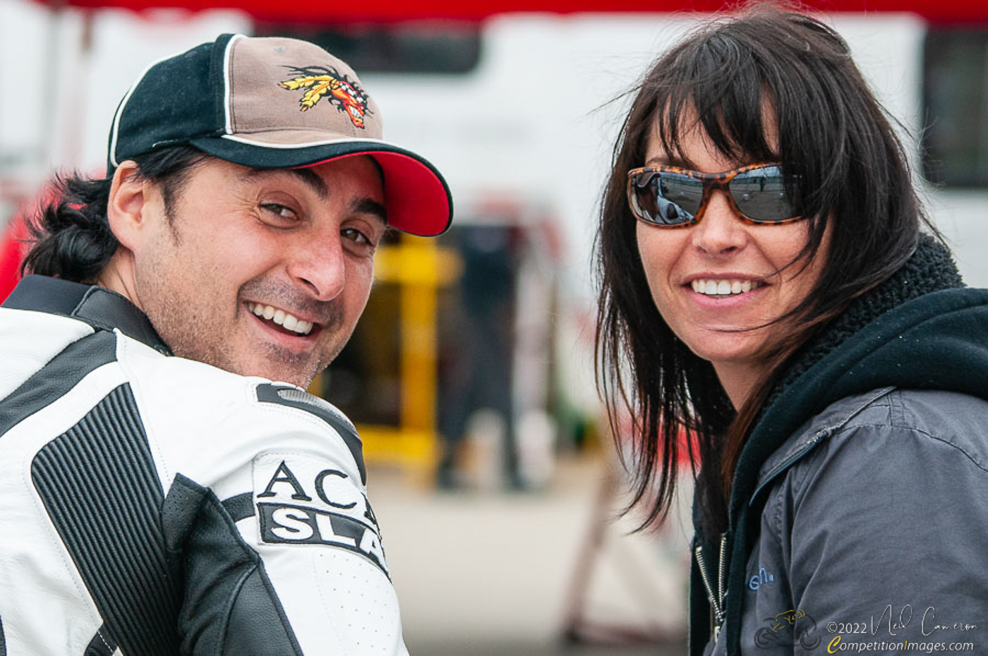 A happy Frank Trombino and partner, Ontario, Canada